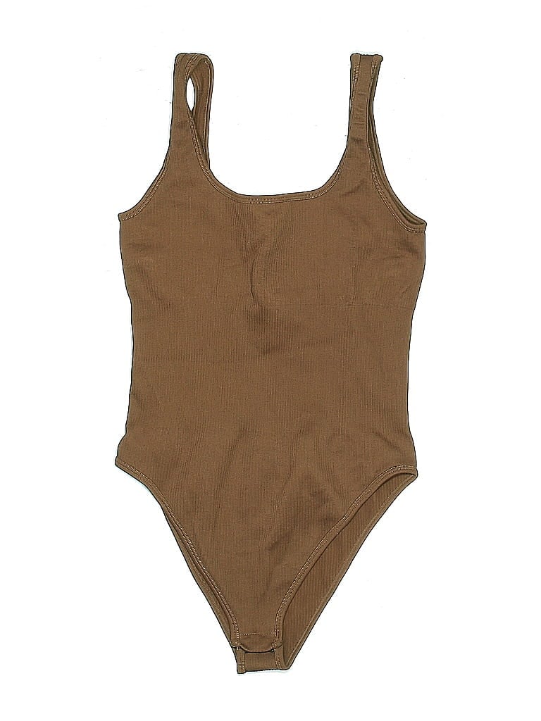 Pre-owned Oqq Bodysuit In Brown