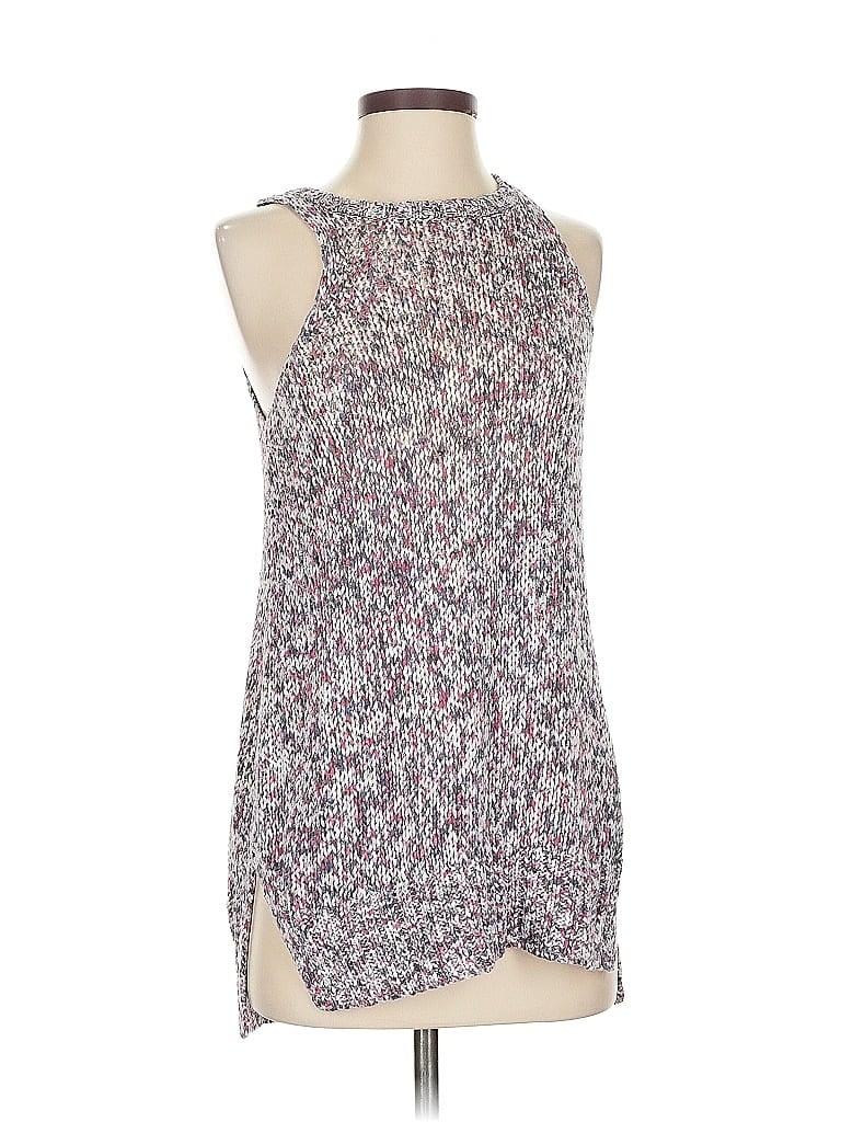 Pre-owned American Eagle Outfitters Sweater Vest In Silver