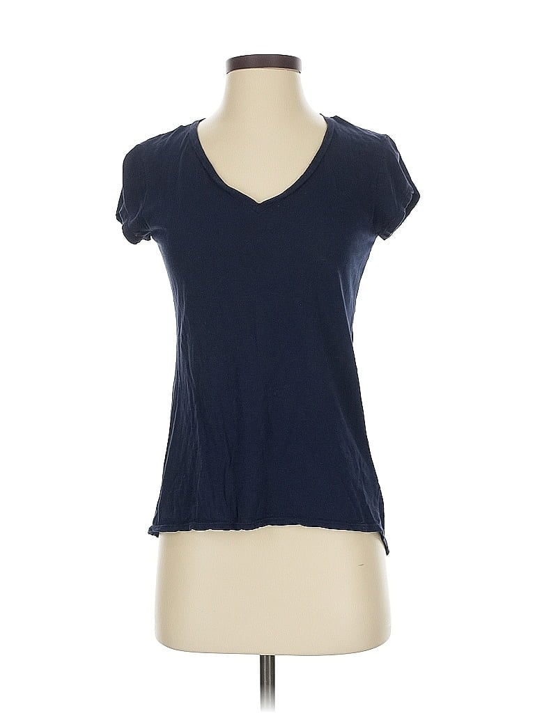 Pre-owned Crown & Ivy Short Sleeve T-shirt In Blue