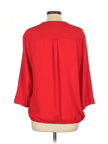 Soho JEANS NEW YORK & COMPANY 3/4 Sleeve Blouse (view 2)