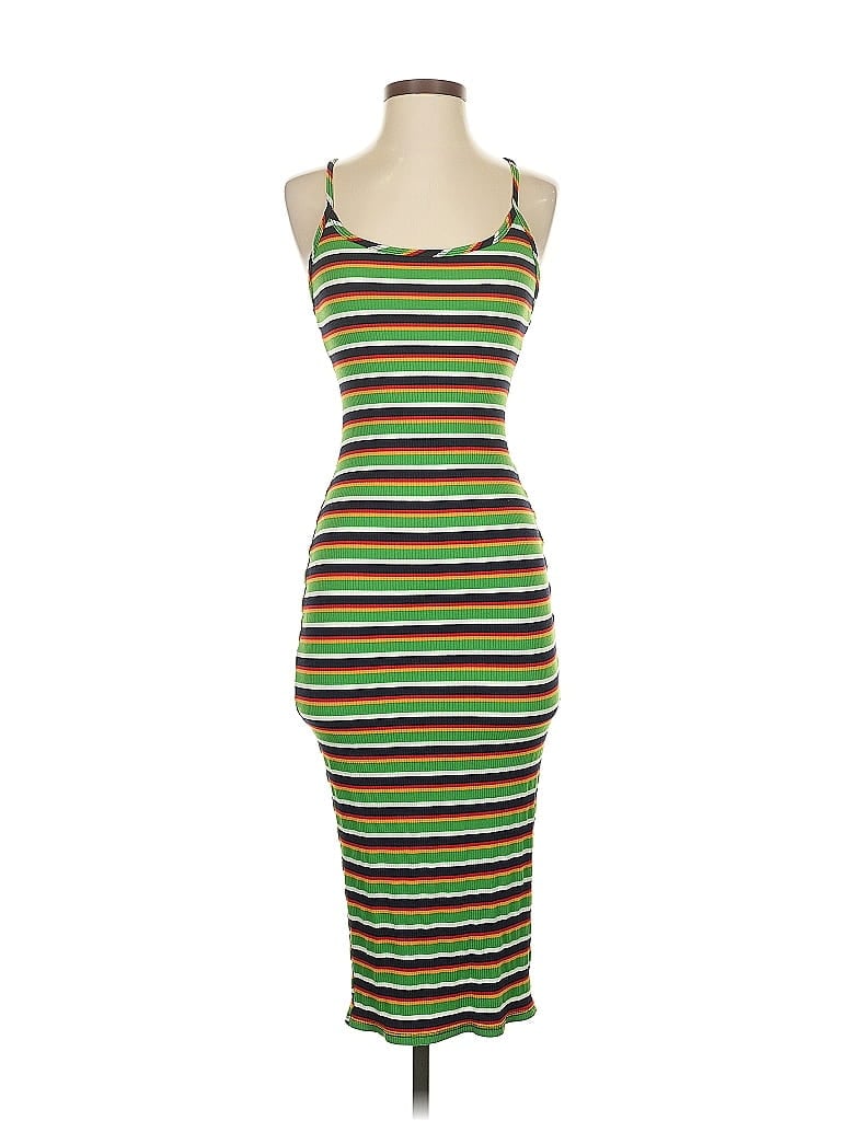 Pre-owned Fashion Nova Casual Dress In Green
