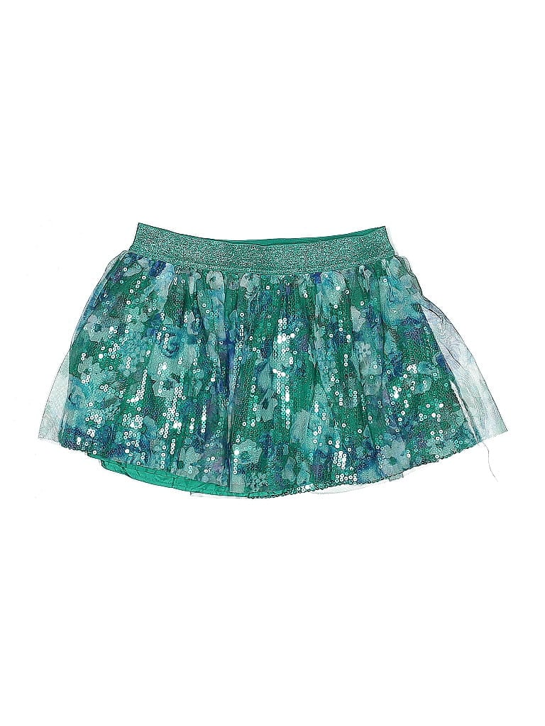 Pre-owned Justice Kids' Active Skirt In Green