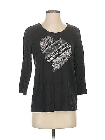 Zenergy by Chico's 3/4 Sleeve T-Shirt (view 1)