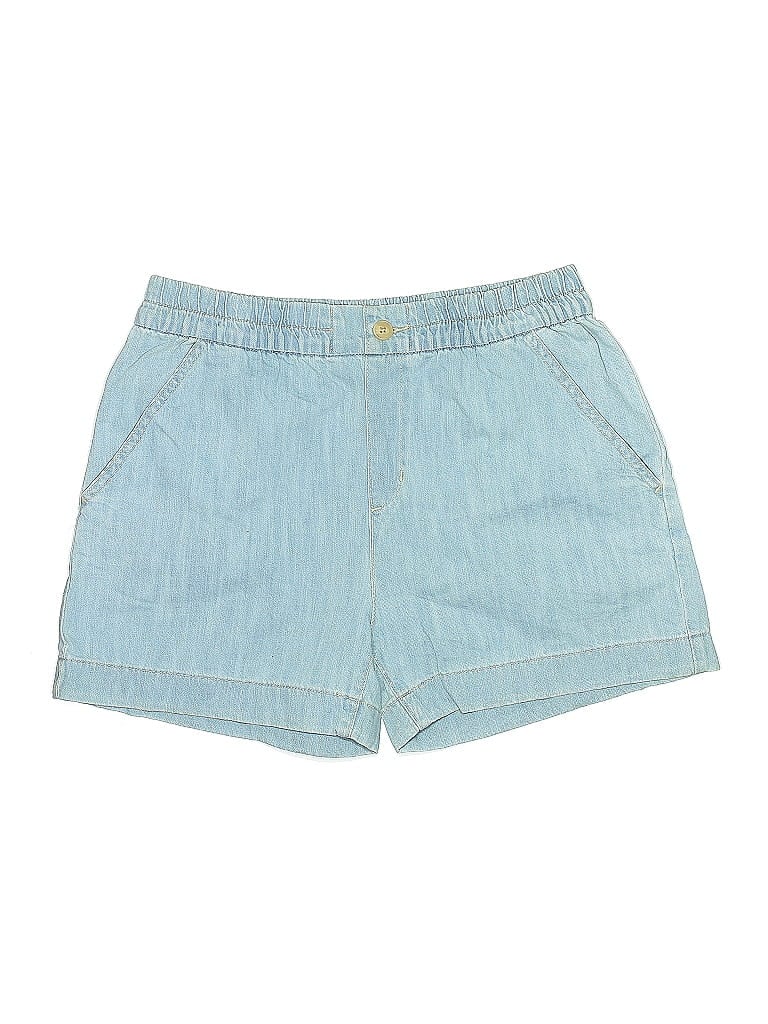 Pre-owned Signature Denim Shorts In Blue