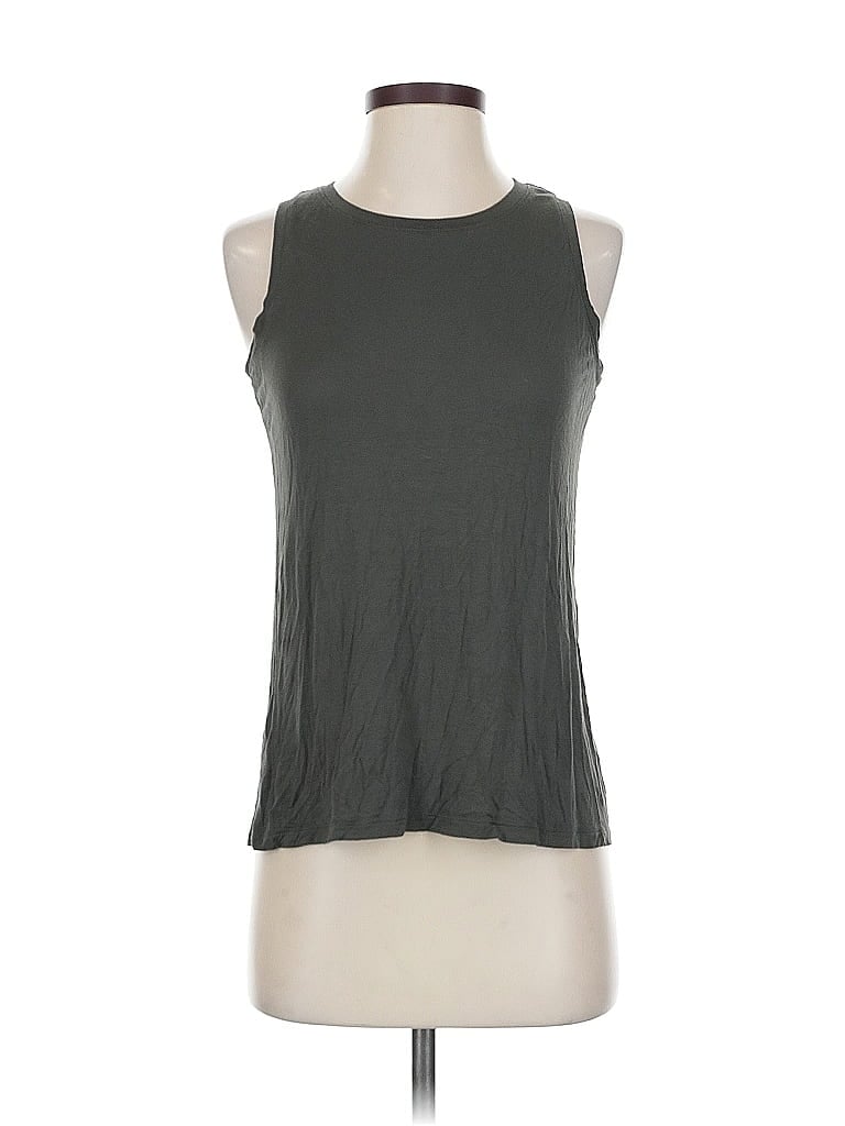 Pre-owned Halogen Sleeveless T-shirt In Gray