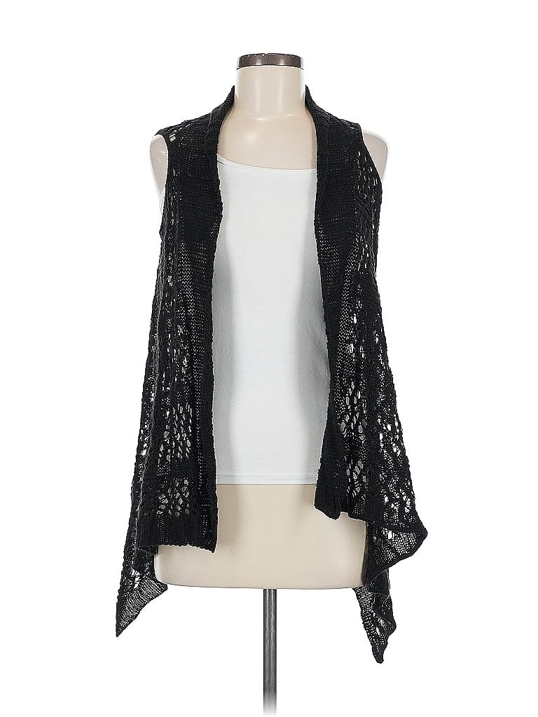 Pre-owned Dressbarn Cardigan Sweater In Black