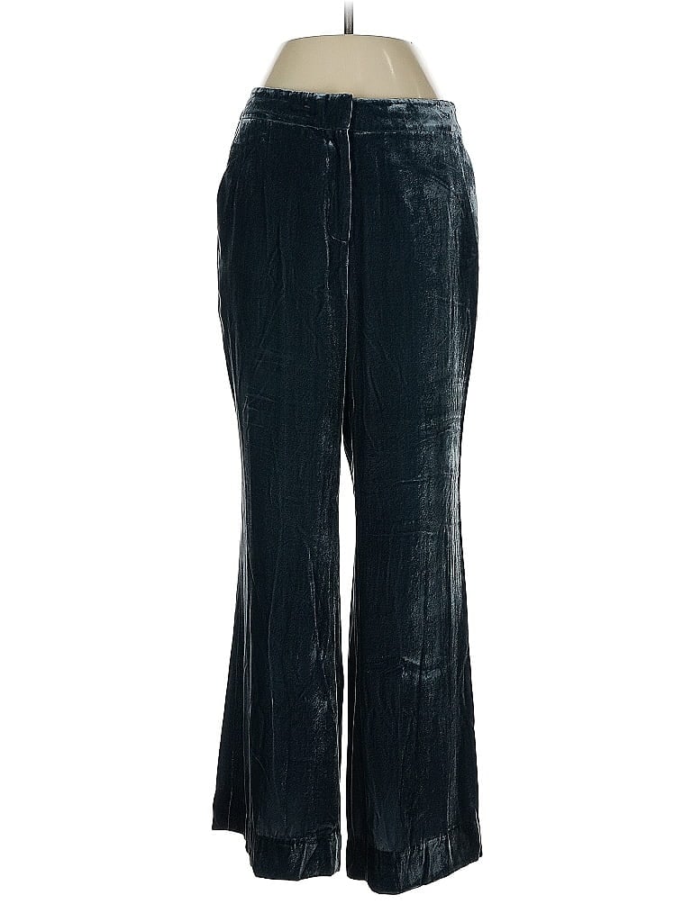 Pre-owned Lafayette 148 Casual Pants In Gray