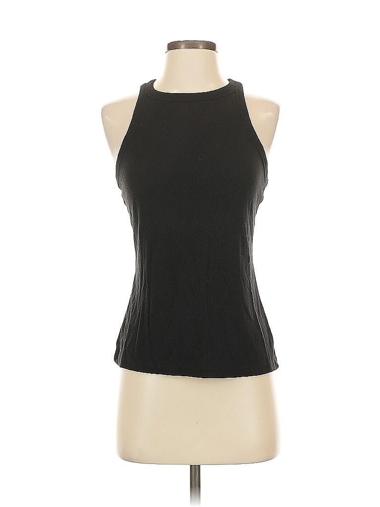 Pre-owned Active By Old Navy Tank Top Black Halter Neckline Tops