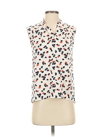 Halogen Sleeveless Button-Down Shirt (view 1)