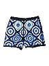 Aqua 100% Acrylic Print Blue Shorts Size 10 - 12 - photo 1