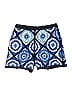 Aqua 100% Acrylic Print Blue Shorts Size 10 - 12 - photo 2