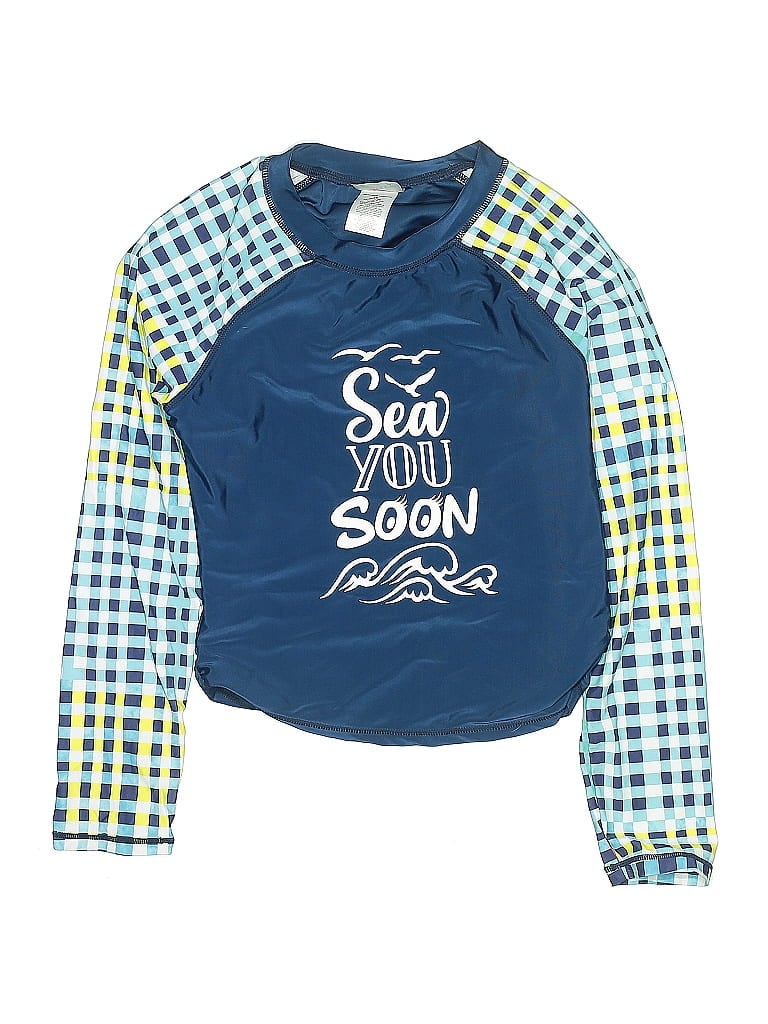 JANTZEN Pre-owned Kids' Rash Guard In Blue