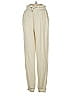 Stradivarius Solid Ivory Casual Pants Size XS - photo 1