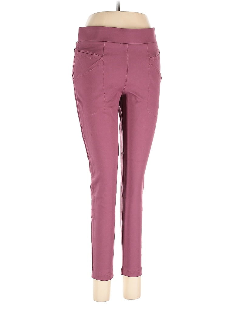 Pre-owned Betabrand Active Pants In Burgundy