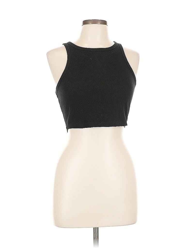 WILD FABLE Pre-owned Tank Top Black Halter Neckline Tops