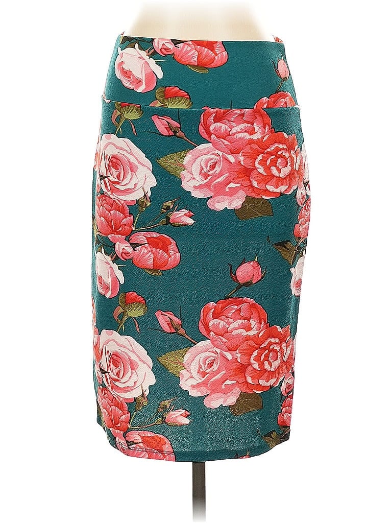 Pre-owned Lularoe Casual Skirt In Blue