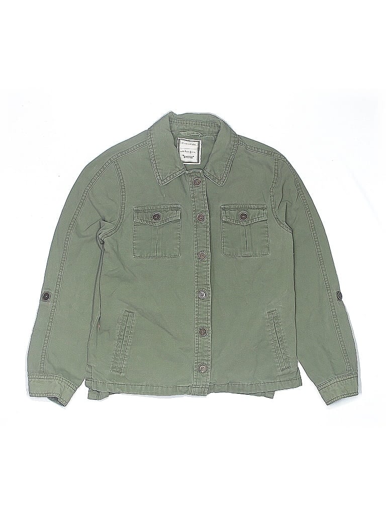 Pre-owned Gymboree Kids' Denim Jacket In Green