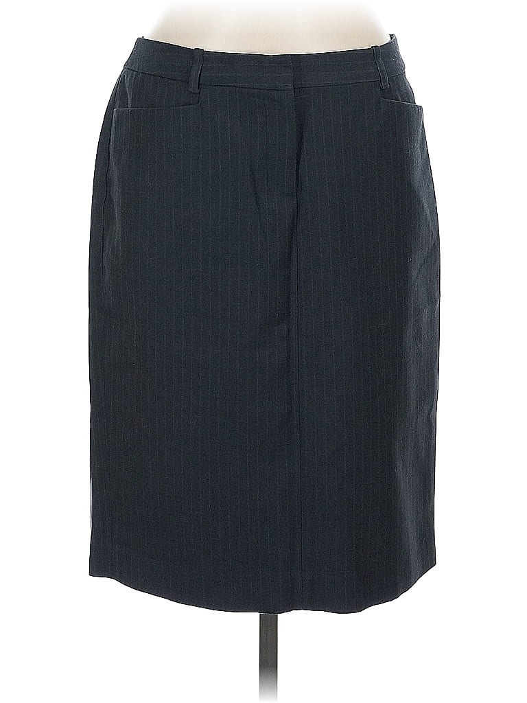 Pre-owned Calvin Klein Formal Skirt In Gray