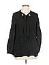 Etcetera 100% Viscose Black Long Sleeve Blouse Size 10 - photo 1