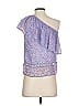 Saylor 100% Polyester Purple Sleeveless Blouse Size XS - photo 2