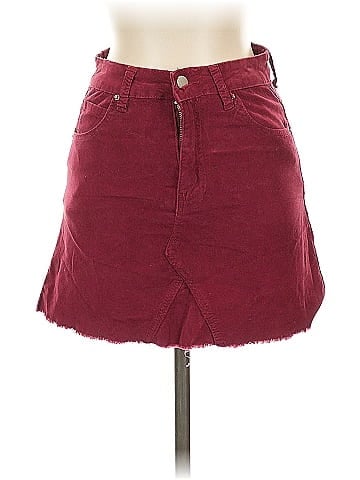 Blue Blush Denim Skirt (view 1)