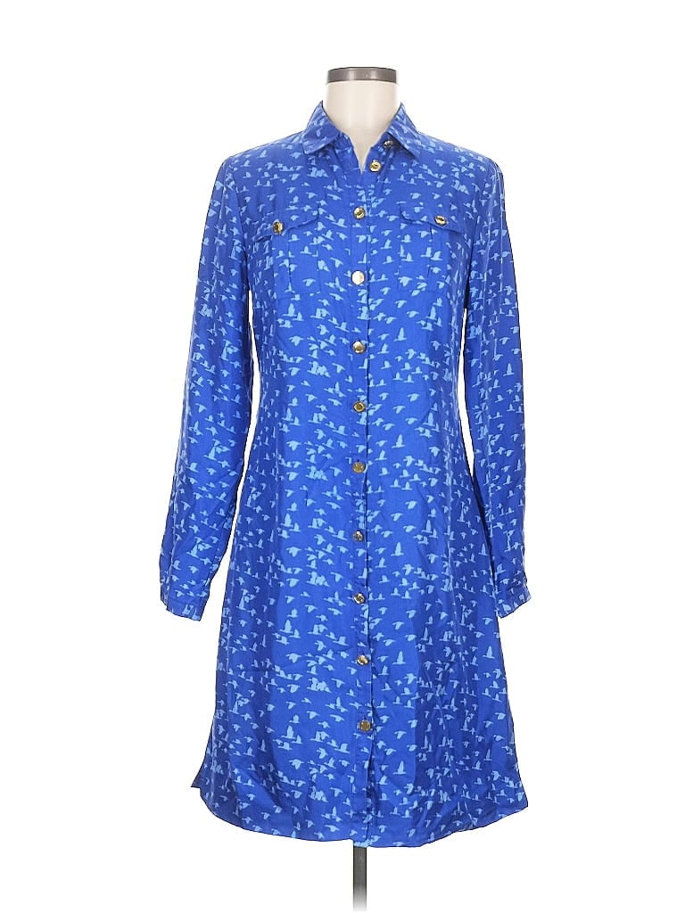 Pre-owned Elizabeth Mckay Casual Dress In Blue