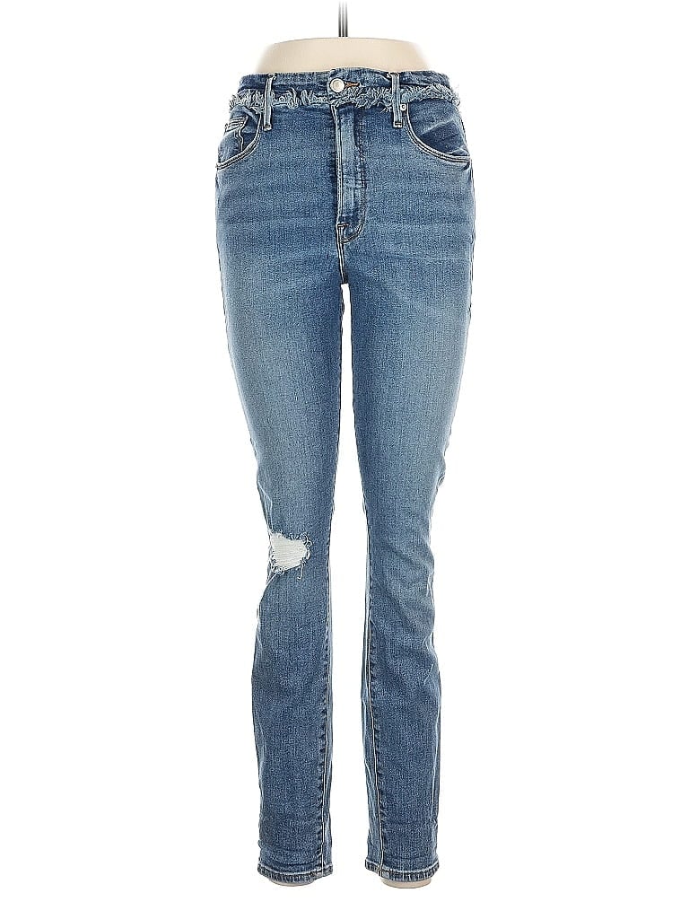 Pre-owned Good American Jeans In Blue