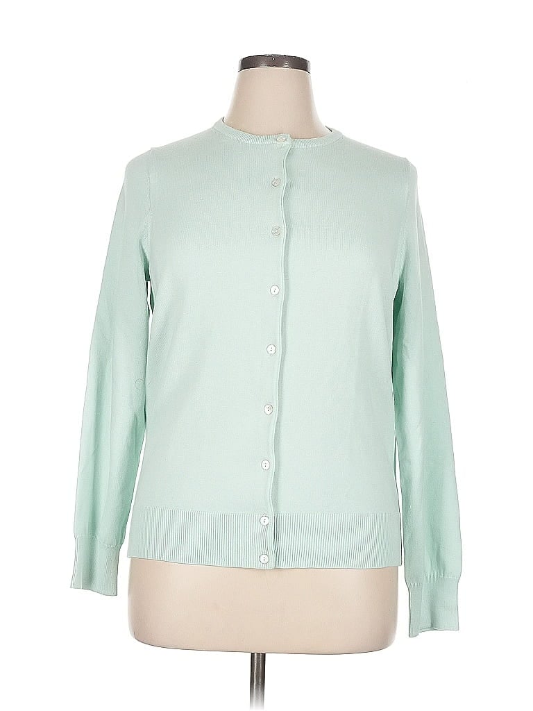 Click to view more detailed imagery on our partner's website Pre-owned Lands' End Cardigan Sweater In Green