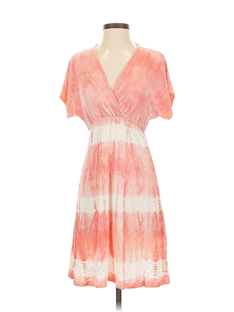 Pre-owned Green Dragon Casual Dress In Pink