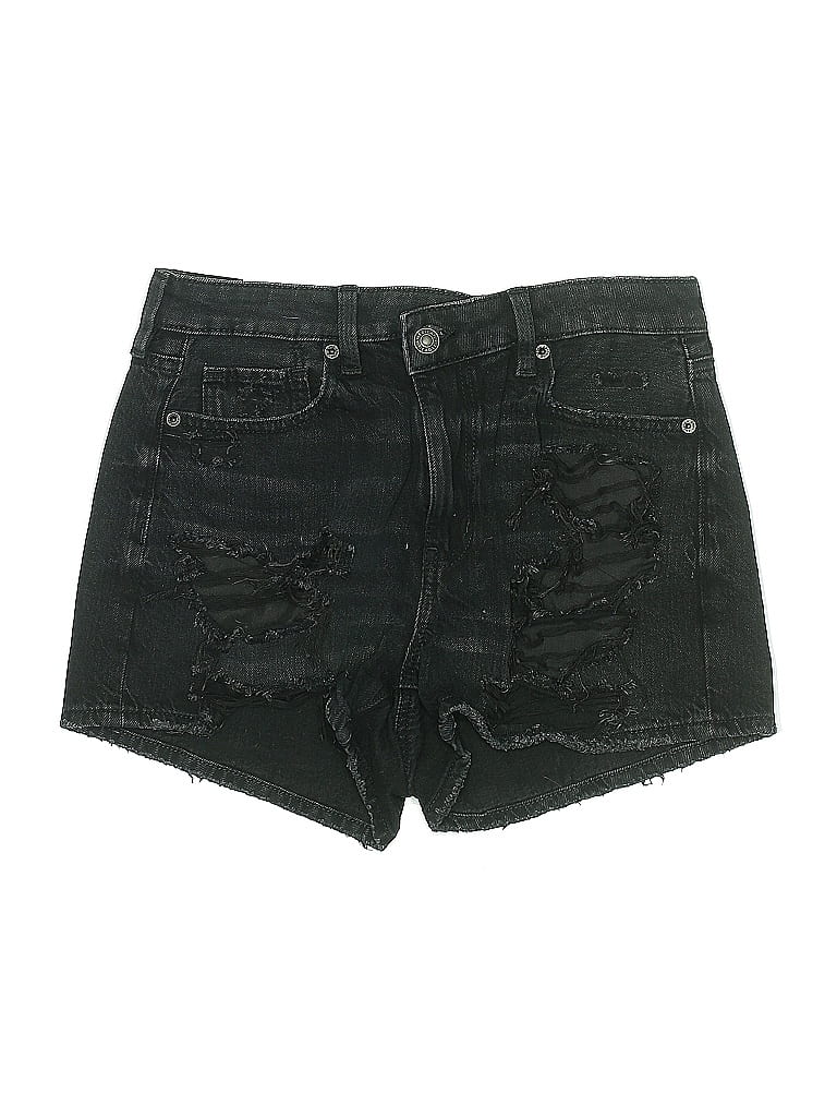 Click to view more detailed imagery on our partner's website Pre-owned American Eagle Outfitters Denim Shorts In Black