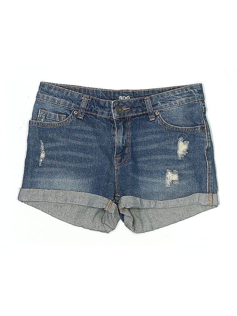 Pre-owned Bdg Denim Shorts In Blue