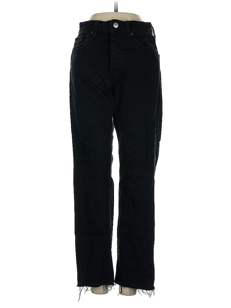 Pre-owned Zara Trf Jeans In Black