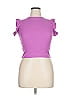 Assorted Brands Purple Short Sleeve Top Size 14 - photo 1