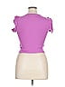 Assorted Brands Purple Short Sleeve Top Size 14 - photo 2