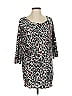 Liu-Jo Animal Print Silver Gray 3/4 Sleeve Blouse Size S - photo 1