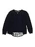 Scooter Brown Black Blue Pullover Sweater Size 14 - photo 2