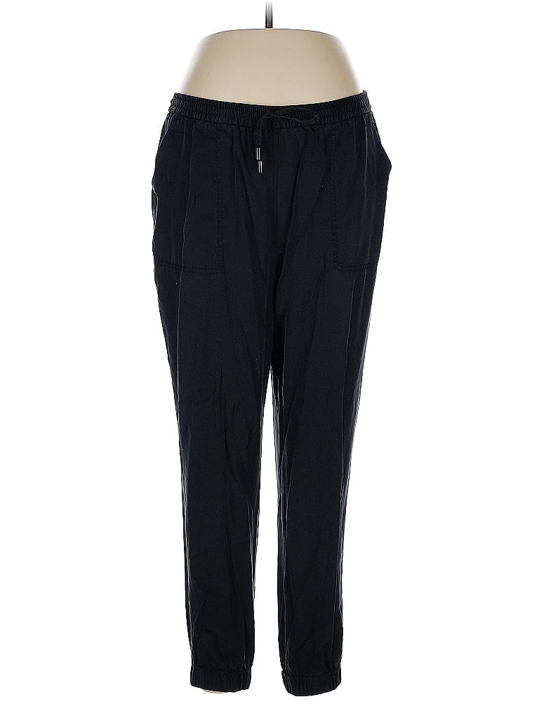 Pre-owned Kaari Blue Track Pants In Black