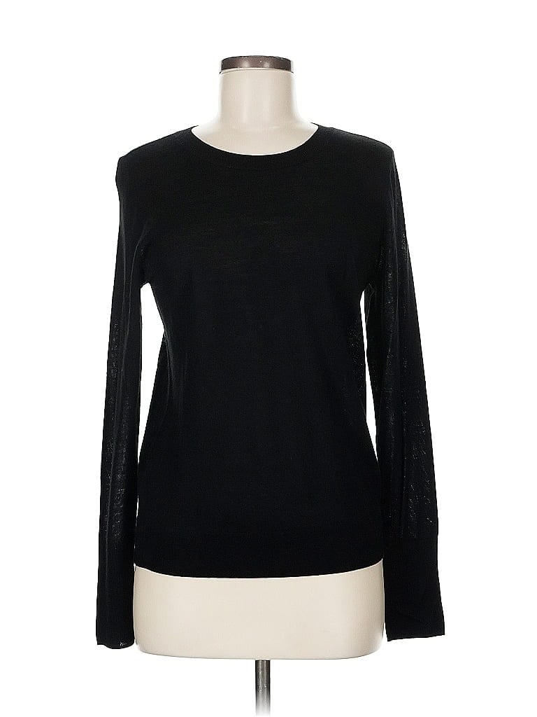 Pre-owned Halogen Pullover Sweater In Black