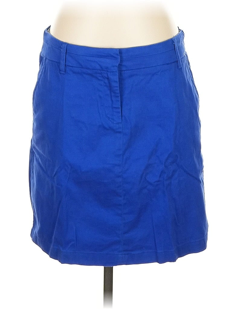 Pre-owned British Khaki Casual Skirt In Blue