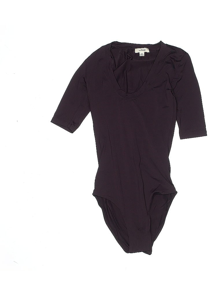 Pre-owned Wilfred Bodysuit In Burgundy