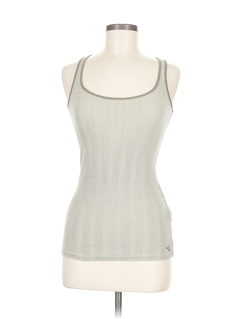 Pre-owned Carve Designs Tank Top Green Halter Neckline Tops