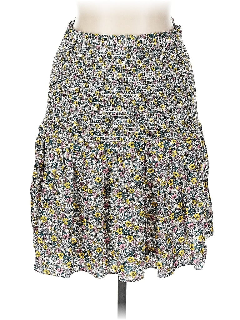 Pre-owned Bcbgeneration Casual Skirt In Yellow