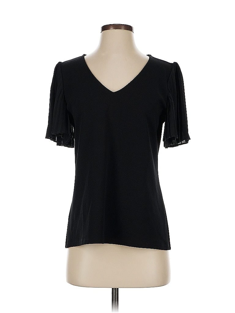 Pre-owned Ann Taylor Short Sleeve T-shirt In Black
