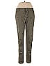 Soho Solid Green Casual Pants Size 6 - photo 1