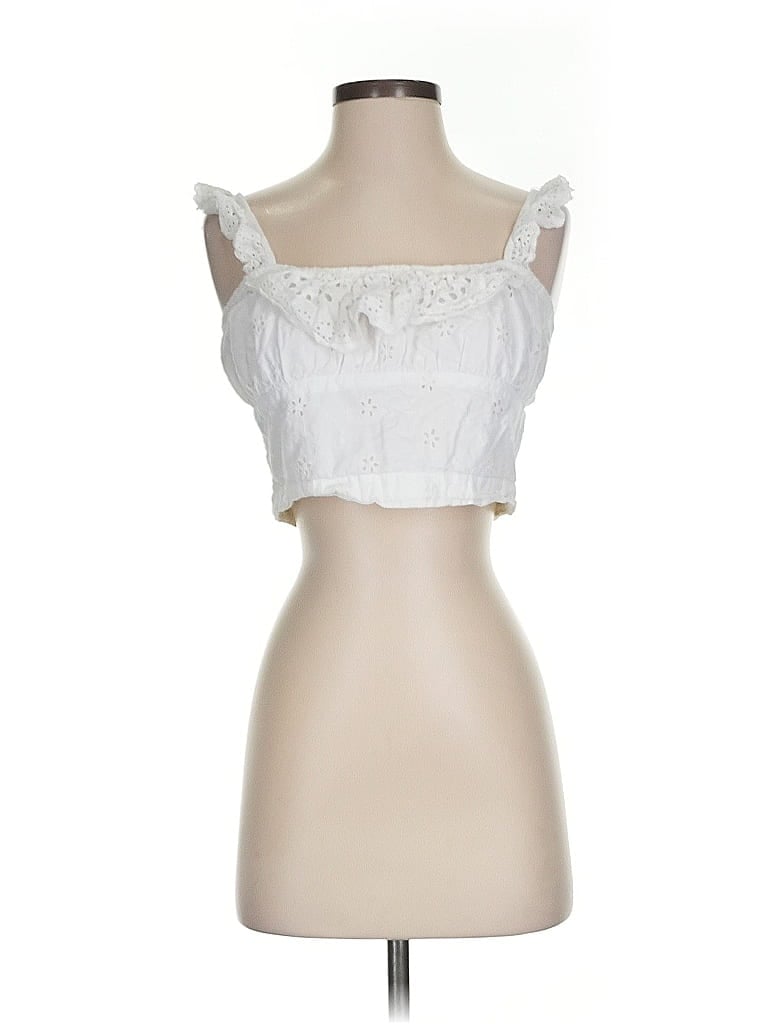Pre-owned Walter Baker Tube Top White Strapless Neckline Tops