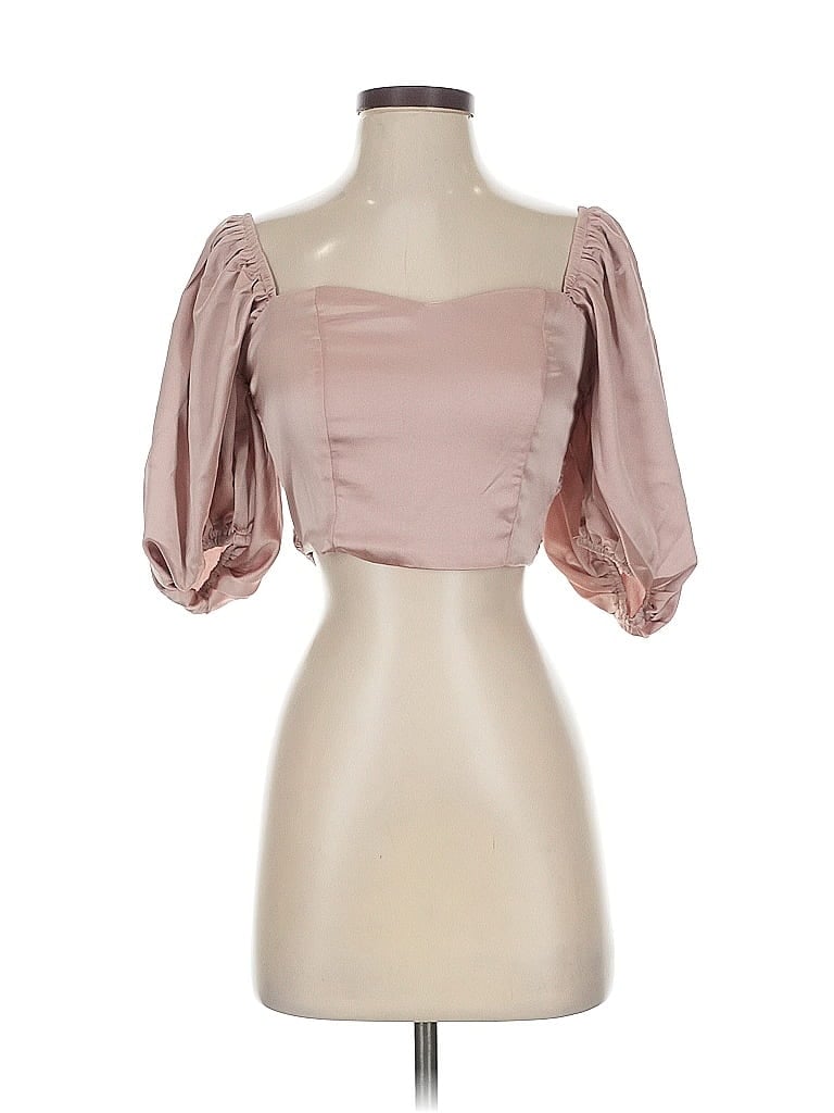 Assorted Brands 3/4 Sleeve Blouse In Pink