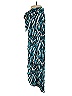 Ava & Aiden 100% Polyester Animal Print Teal Casual Pants Size XS - photo 5