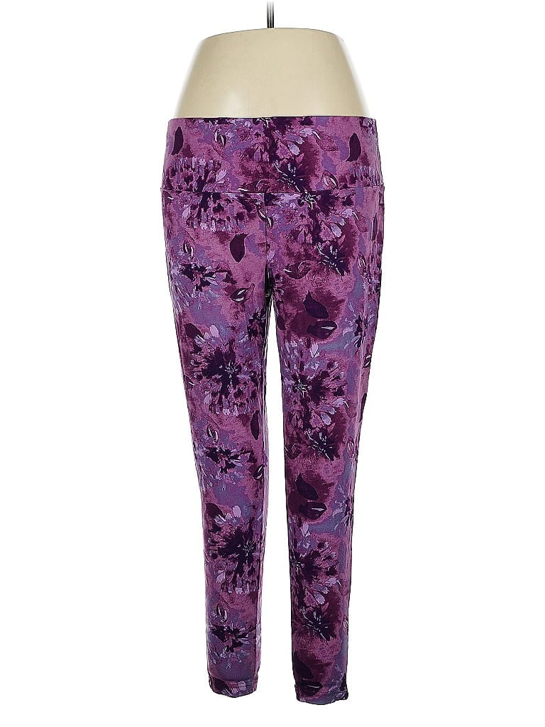 Pre-owned Unbranded Casual Pants In Purple