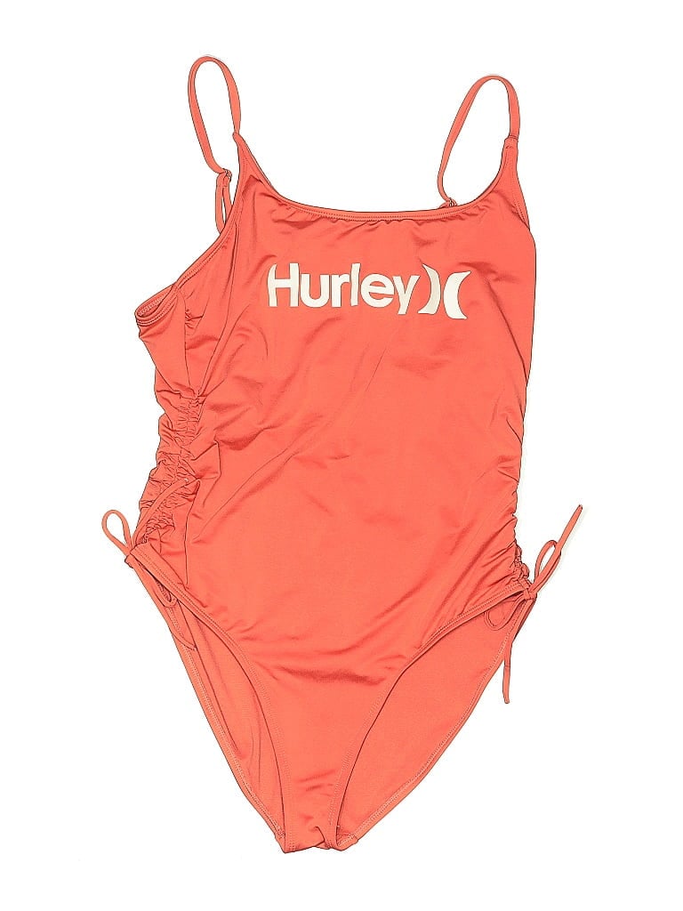 Click to view more detailed imagery on our partner's website Pre-owned Hurley One Piece Swimsuit In Orange