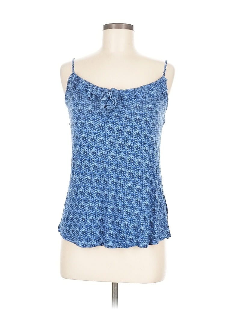 Pre-owned Old Navy Tank Top Blue Strapless Neckline Tops